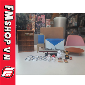 (1 ĐĨA BỊ NỨT) SET MINIATURE 1/12 KÈM TÀU CHIẾN 1/2000