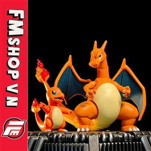 (2ND) BLOKEES POKEMON COMBO CHARIZARD & CHARMANDER