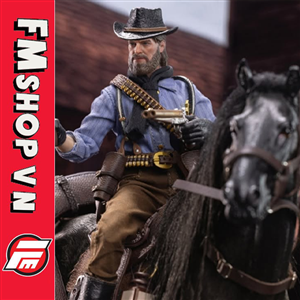 (2ND) DSTOYS 1/12 RDR ARTHUR MORGAN & HORSE SET