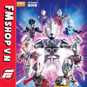 (2ND FULL SET ĐỦ ĐỒ,THẺ) BLOKEES ULTRAMAN GALAXY VERSION 16