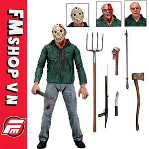 (2ND-HỘP XẤU) NECA JASON VORHEES FAKE