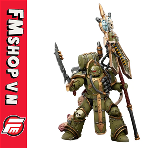 (2ND) JOYTOY WARHAMMER DEATH GUARD PLAGUE MARINE ICON BEARER