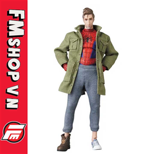 (2ND LEM SƠN LỎNG TAY)MAFEX 109 SPIDER MAN PETER B.PARKER