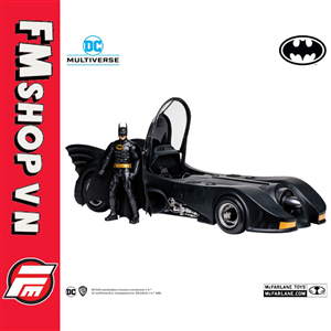 (2ND)MCFARLANE DC BATMAN & BATMOBILE (1989) GOLD LABEL