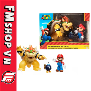 (2ND) SUPER MARIO BOWSERS LAVA BATTLE SET