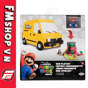 (2ND) THE SUPER MARIO BROS MOVIE VAN PLAYSET