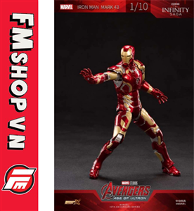 (2ND-THIẾU VỈ) ZD MARVEL TOY IRON MAN MK43