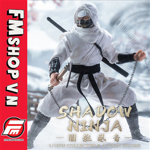 (2ND) VTOYS X 6INCH SHADOW NINJA WHITE 1/12 FIGURE