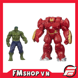 (JPV) HASBRO HULK & HULK BUSTER 2.5 INCH