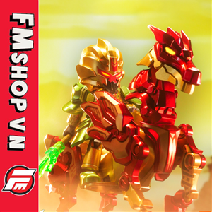 (NO BOX)BLOKEES INFINITY GALAXY VER TUBRO 03 GUAN YU+NGỰA