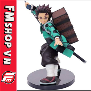 (NO BOX-GẪY CHUÔI KIẾM) PVC TANJIRO SPM 20CM FAKE