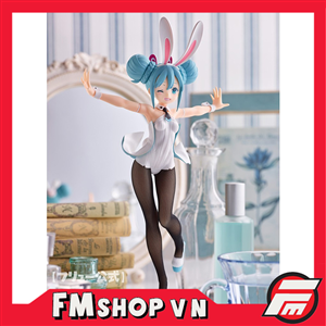 (NO BOX) PVC HATSUNE MIKU BUNNY VERSION WHITE-BLACK VER