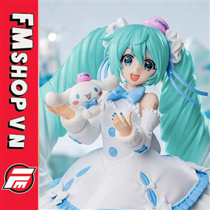 (NO BOX)SEGA HATSUNE MIKU X CINNAMOROLL WHITE DRESS VER