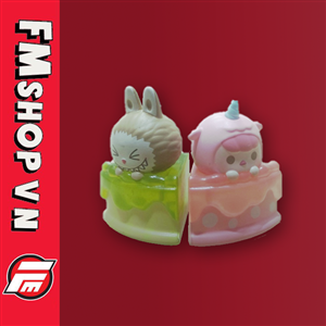 (NOBOX) POP MART PUCKY POP BEAN CAKE SLICE PUCKY & ZIMOMO