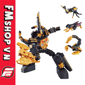 (NOBOX) SET MINIPLA KING OHGER CAUCASUS KABUTO KÈM 3 BỌ