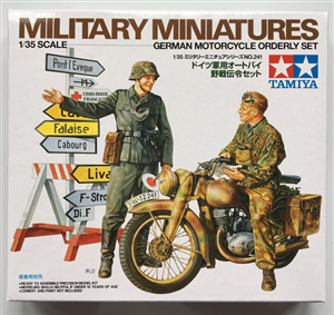 1:35 TAMIYA GERMAN MOTORCYCLE ORDERLY SET