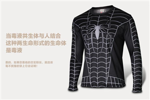 ÁO SPIDER TAY DÀI ĐEN