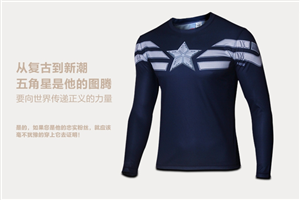 ÁO THUN CAPTAIN AMERICA TAY DÀI