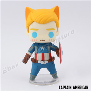 CHIBI CAPTAIN AMERICA CAT