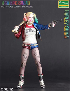 CRAZY TOY 6 INCH SUICIDE SQUAD HARLEY QUINN