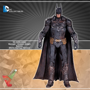 DC COLLECTIBLES BATMAN ARKHAM KNIGHT (BATTLE DAMAGED)