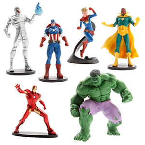 DISNEY STORE AVENGERS FIGURE SET