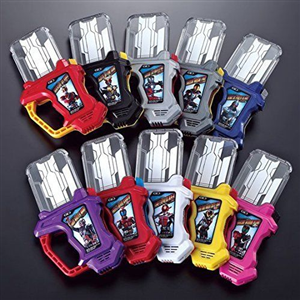 DX HEISEI 10 LEGEND RIDER GASHAT SET