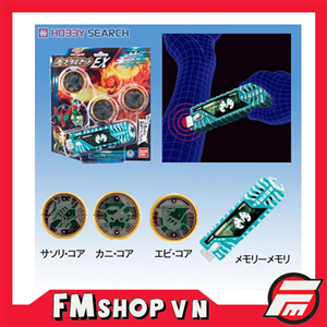 DX KAMEN RIDER OOO MEDAL & MEMOEY DOPANT MEMORY SET
