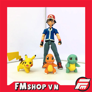 FIGMA 052 ASH & POKEMON SET FAKE