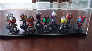 HEISEI RIDER CHIBI SET 10 ĐẦU LẮC LƯ ( HIẾM )