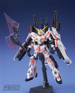 HGUC GUNDAM UNICORN FULL ARMOR DESTROY MODE RED COLOR 