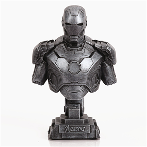 IRON MAN STATUE MK43 1/4 SILVER