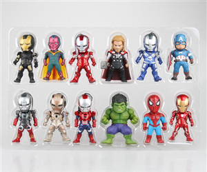 IRON MAN THE AVENGER KEYCHAINS SET
