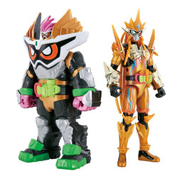 LVUR 18 KAMEN RIDER EX-AID MAXIMUM MIGHTY & MUTEKI SET