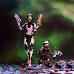 MARVEL SELECT GOG GOMORA & ROCKET RACCOON