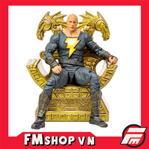 MCFARLANE BLACK ADAM WITH THRONE