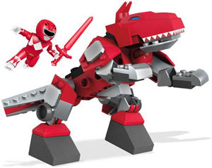 MEGA CONSTRUX T-REX ZORD RED RANGER