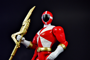 MEGAFORCE POWER RANGERS LIGHTSPEED RESCUE RED RANGER
