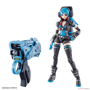 MODEL KIT ATTACK GIRL GUN X LADY COMMANDER ALICE SET BOX