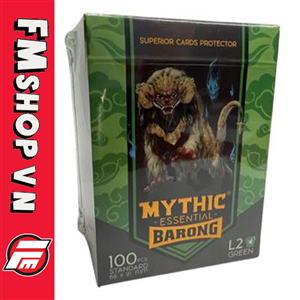 MYTHIC ESSENTIAL:LAYER 2 STANDARD SIZE GREEN (SLEEVE + BOX)