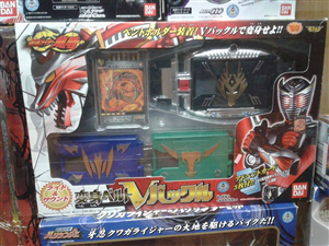 NARIKIRI KAMEN RIDER RYUKI HENSHIN BELT BUCKER V 3 LIKE NEW