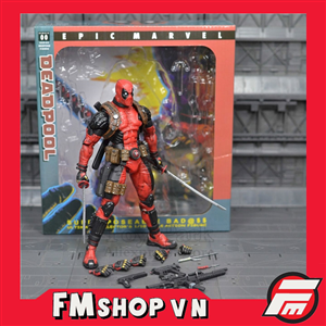 NECA DEADPOOL SUPER-POSEABLE BAD ASS FAKE