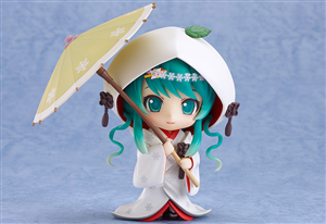 NENDOROID 303 MIKU SNOW STRAWBERRY WHITE KIMONO FAKE