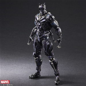 PLAY ARTS KAI BLACK PANTHER FAKE GÃY CHÂN