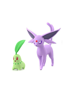 POKEMON SCALE WORLD  CHICORITA & EIFIE