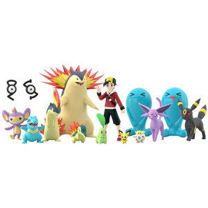 POKEMON SCALE WORLD JOHTO REGION PACK BOX JAPAN VER
