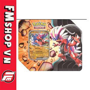 POKÉMON TCG:SLASHING LEGENDS TIN FEATURING KORAIDON EX