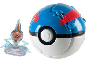 POKEMON TOMY ROTOM + GREAT BALL