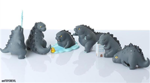 PVC GODZILLA FAT SET 12 CON