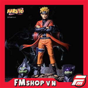 PVC NARUTO UZUMAKI HIỀN NHÂN 27CM FAKE